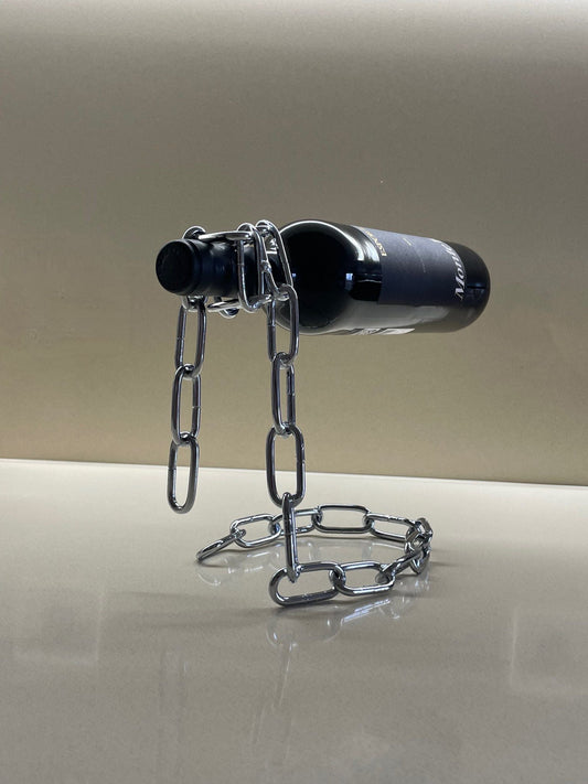 Wijnhouder - PrestigeHold - Stijlvol Design - Ketting Ondersteuning