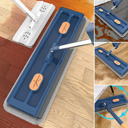 Vloermop - CleanEase - 360° Rotatie - Microvezel Pads