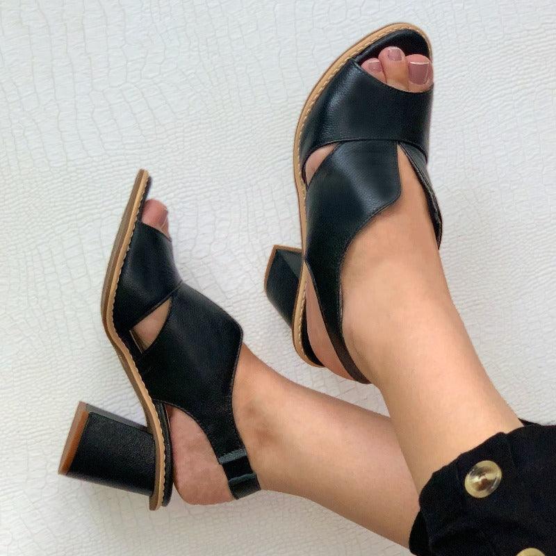 Sandalen - Zayla - Cut-Out Design - Open Hiel