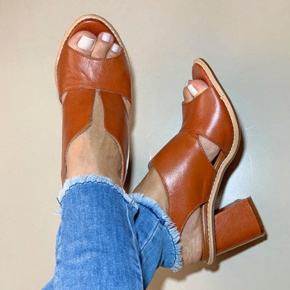 Sandalen - Zayla - Cut-Out Design - Open Hiel
