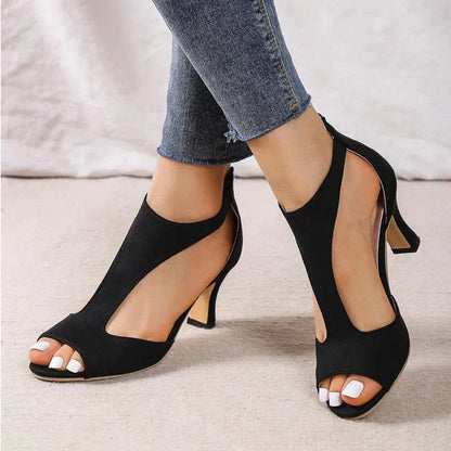 Sandalen - ComfortStep - Elegante Hak - Zachte Zool Design