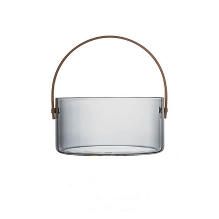 Opbergmanden - HomeStyle - Glas Design - Houten Handvaten