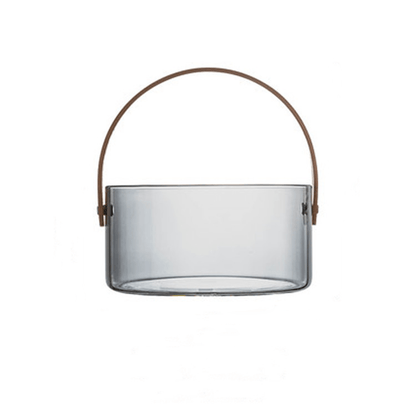 Opbergmanden - HomeStyle - Glas Design - Houten Handvaten
