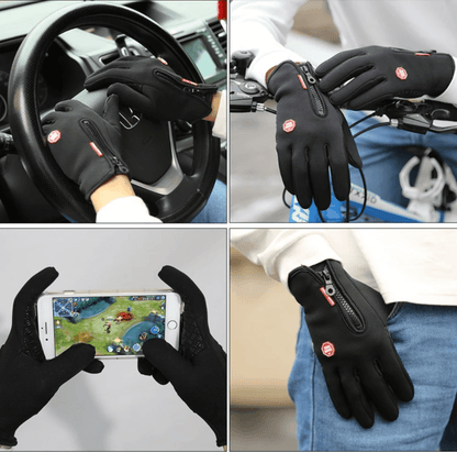 Thermische Grip Handschoenen - HeatGuard - Isolerend Polyester - Tech-Vriendelijk Ontwerp