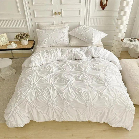 Beddengoed Set - LuxeDream - Pinch Pleated - Boho Chic Design
