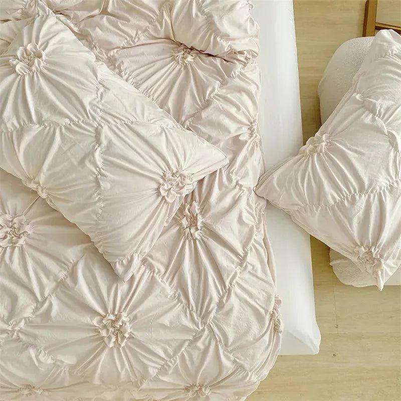 Beddengoed Set - LuxeDream - Pinch Pleated - Boho Chic Design