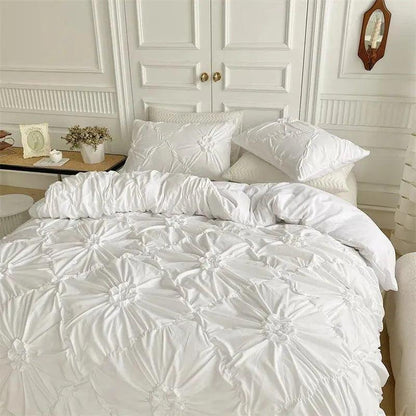 Beddengoed Set - LuxeDream - Pinch Pleated - Boho Chic Design