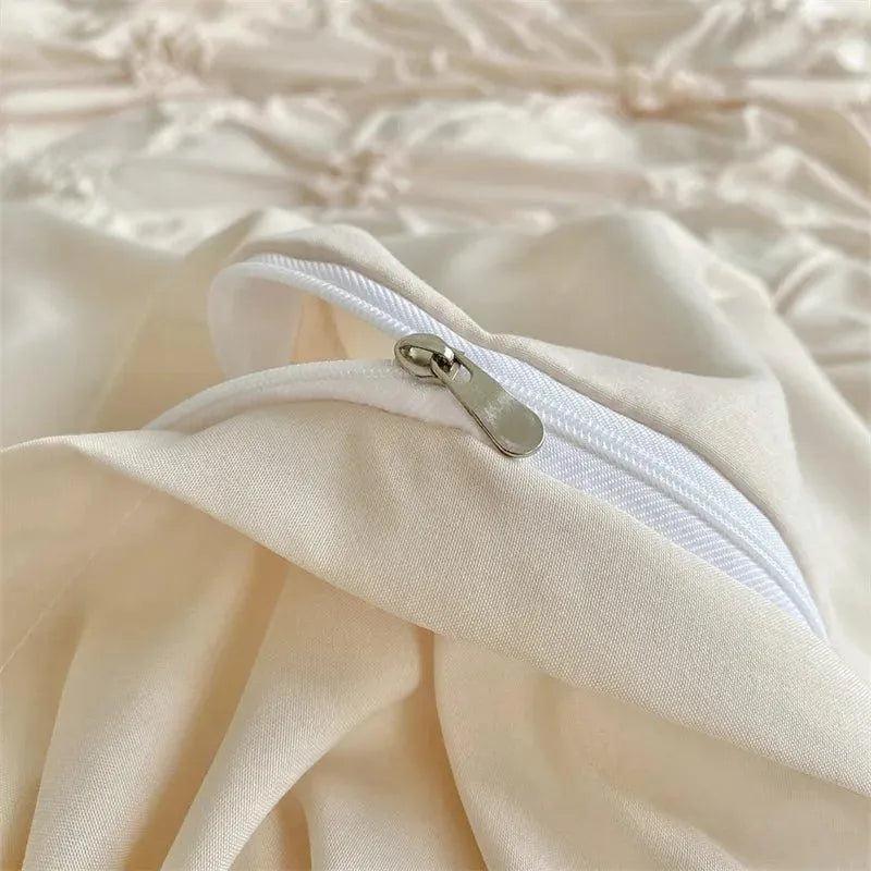 Beddengoed Set - LuxeDream - Pinch Pleated - Boho Chic Design