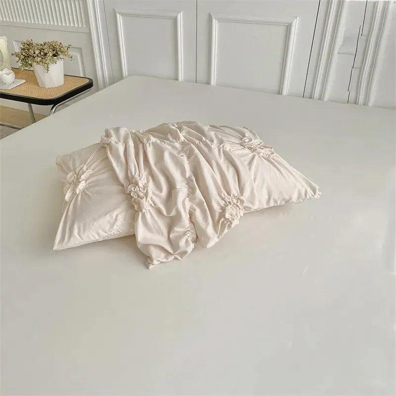 Beddengoed Set - LuxeDream - Pinch Pleated - Boho Chic Design