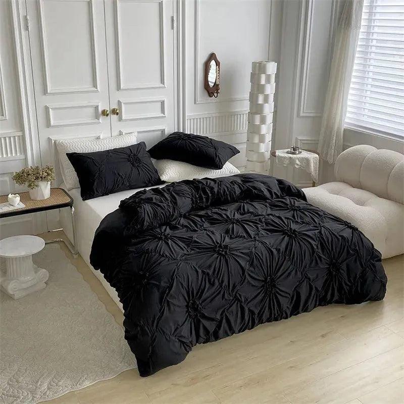 Beddengoed Set - LuxeDream - Pinch Pleated - Boho Chic Design