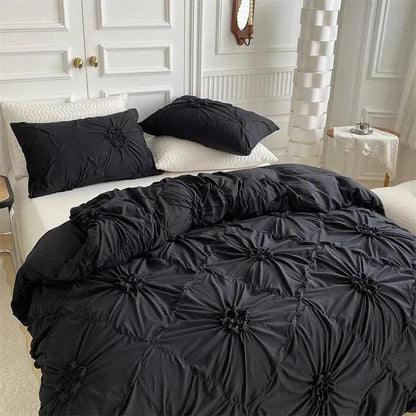 Beddengoed Set - LuxeDream - Pinch Pleated - Boho Chic Design