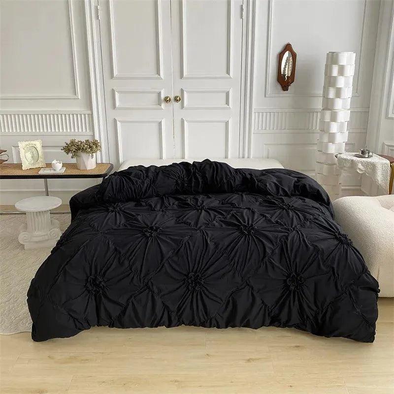 Beddengoed Set - LuxeDream - Pinch Pleated - Boho Chic Design
