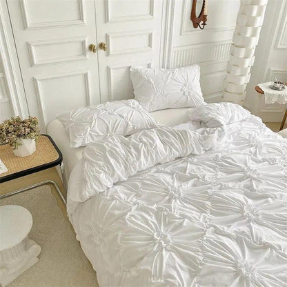 Beddengoed Set - LuxeDream - Pinch Pleated - Boho Chic Design