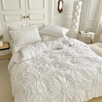 Beddengoed Set - LuxeDream - Pinch Pleated - Boho Chic Design
