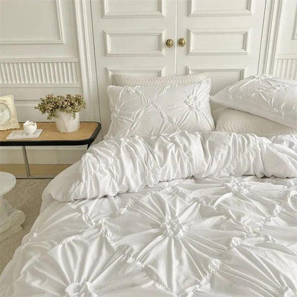 Beddengoed Set - LuxeDream - Pinch Pleated - Boho Chic Design