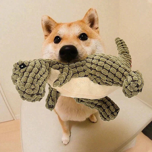 Honden Pluche Speelgoed - DinoTuff - Duurzaam Stof - Leuke Ontwerp