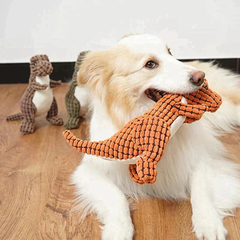Honden Pluche Speelgoed - DinoTuff - Duurzaam Stof - Leuke Ontwerp