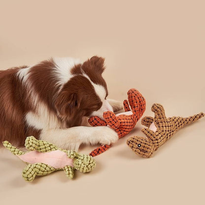 Honden Pluche Speelgoed - DinoTuff - Duurzaam Stof - Leuke Ontwerp
