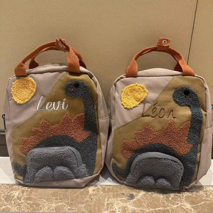 Kinderrugzak - DinoPack - Gepersonaliseerd Design - Duurzaam Canvas