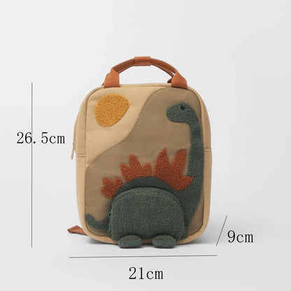 Kinderrugzak - DinoPack - Gepersonaliseerd Design - Duurzaam Canvas