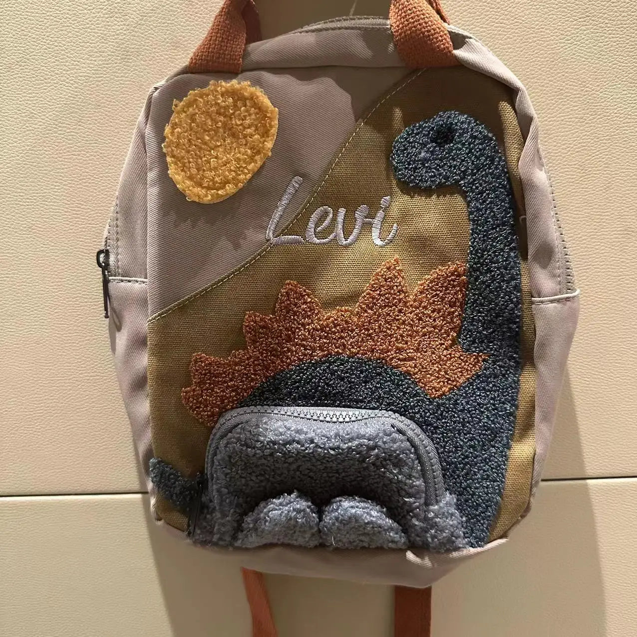 Kinderrugzak - DinoPack - Gepersonaliseerd Design - Duurzaam Canvas