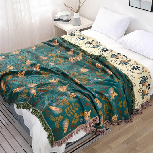 Plaid Deken - CozyNest - Omkeerbaar Design - Scandinavische Stijl