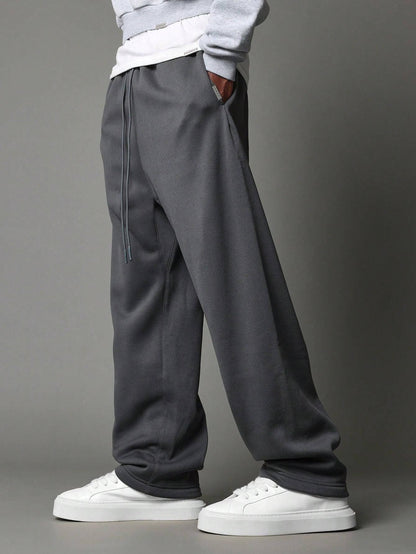 Joggingbroek - ComfortFit - Rechte Pasvorm - Verlaagd Kruis Design