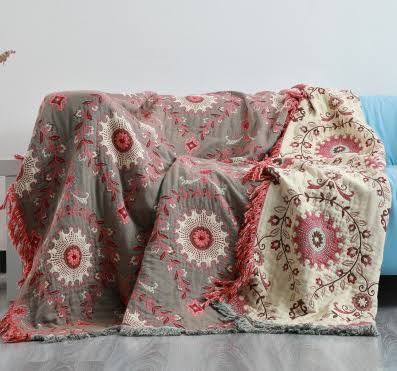 Plaid Deken - CozyNest - Omkeerbaar Design - Scandinavische Stijl