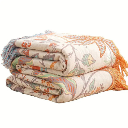 Dekens - CozyNest - Bloemen Design - Zachte Comfort
