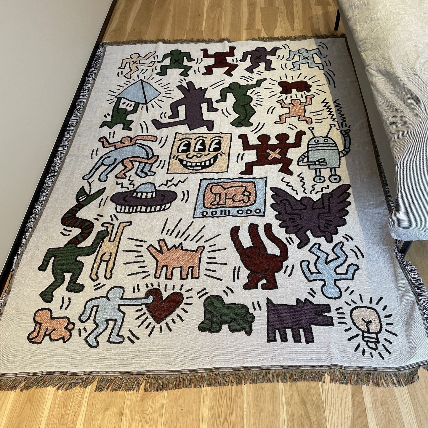 Deken - CozyPuzzle - Jigsaw Print - Franje Design