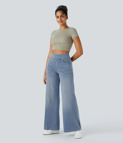 Hoge Taille Broek - ComfyFit - Elastische Stretch - Comfort de Hele Dag