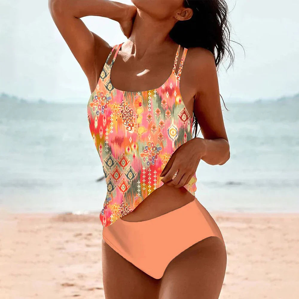 Tankini Set - AquaFit - Stijlvol Ontwerp - Comfortabele Pasvorm