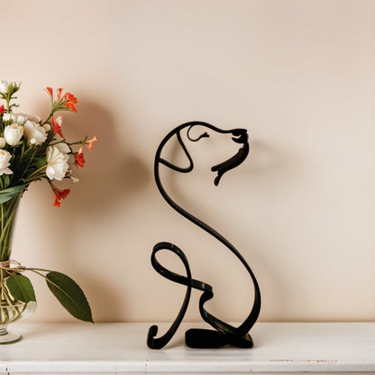 Hondensculptuur - Artistry - Abstract Design - Unieke Woondecoratie