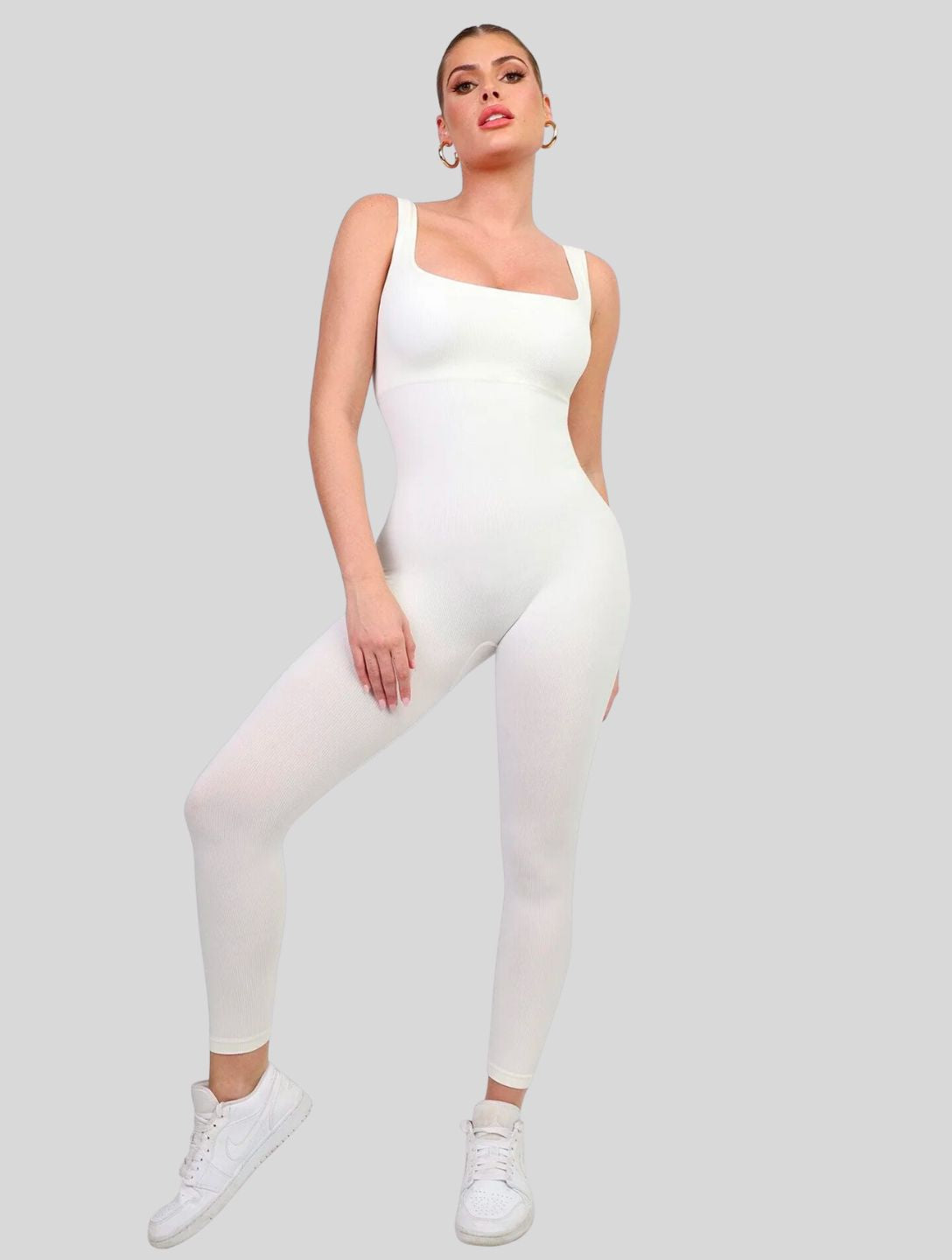 Eén Piece Tank Top Jumpsuit - ShapeFit - Strakke Vormgeving - Comfort voor de Hele Dag