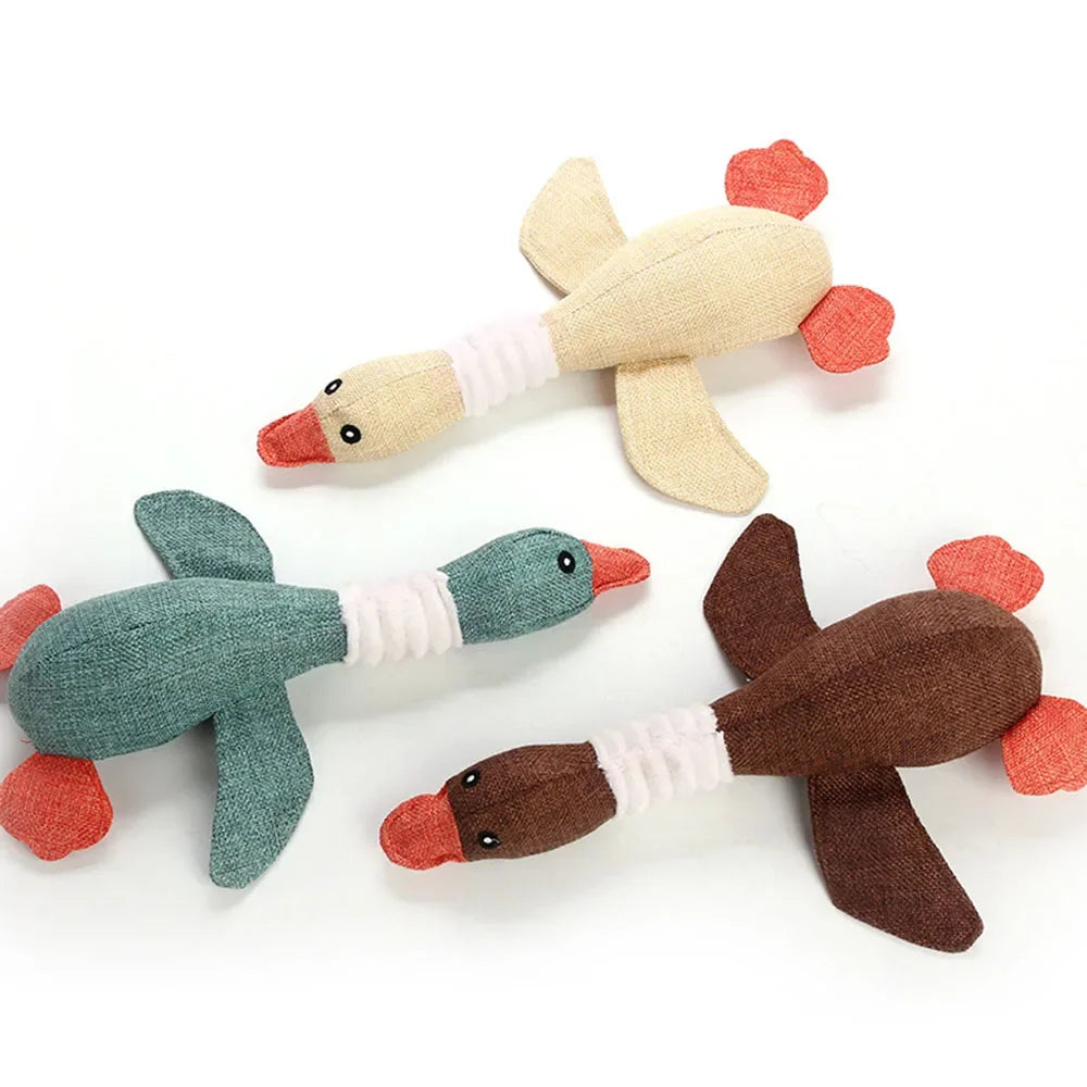 Honden Pluche Gans Speelgoed - GooseBuddy - Piepend Plezier - Zachte Textuur