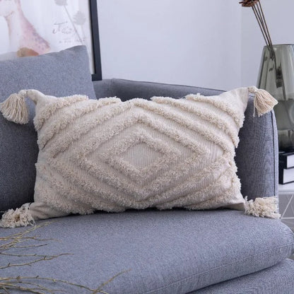 Decoratieve Kussenhoes - VivaHome - Boho Tufted - Marokkaanse Flair