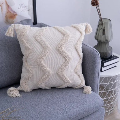 Decoratieve Kussenhoes - VivaHome - Boho Tufted - Marokkaanse Flair