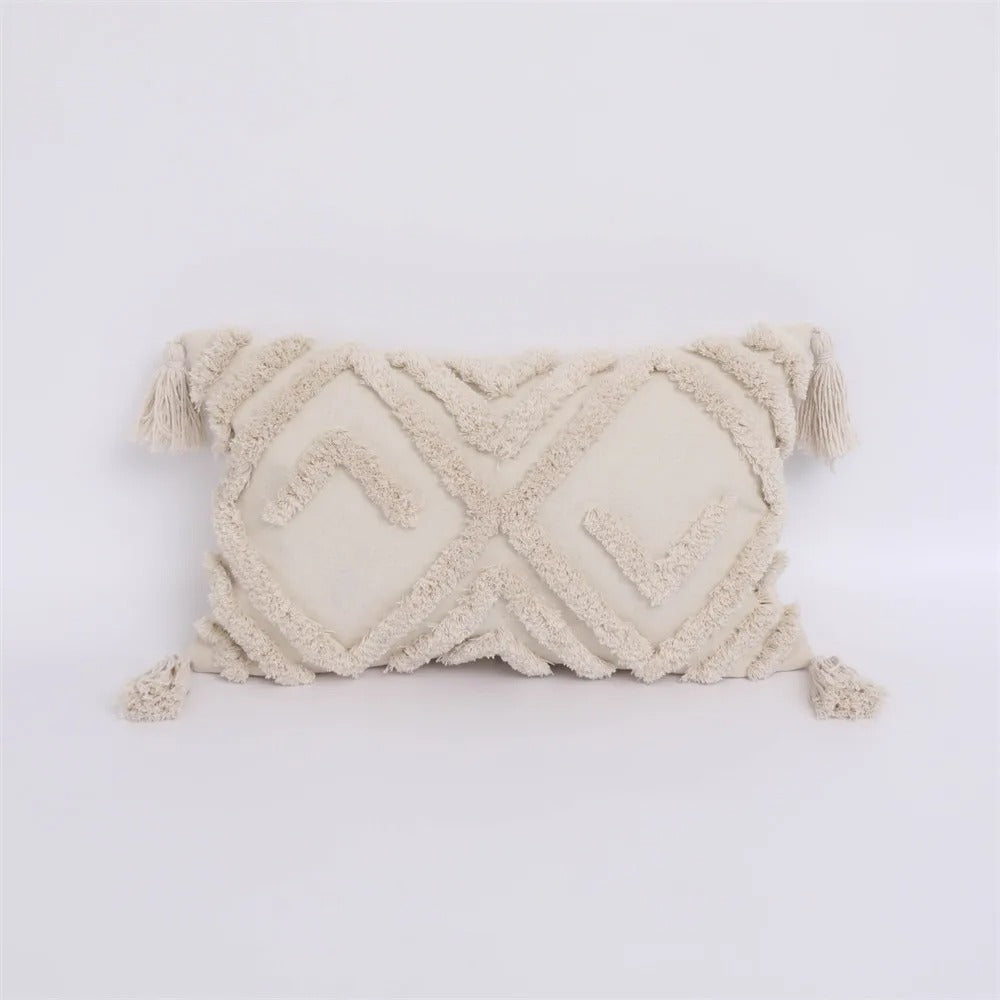 Decoratieve Kussenhoes - VivaHome - Boho Tufted - Marokkaanse Flair