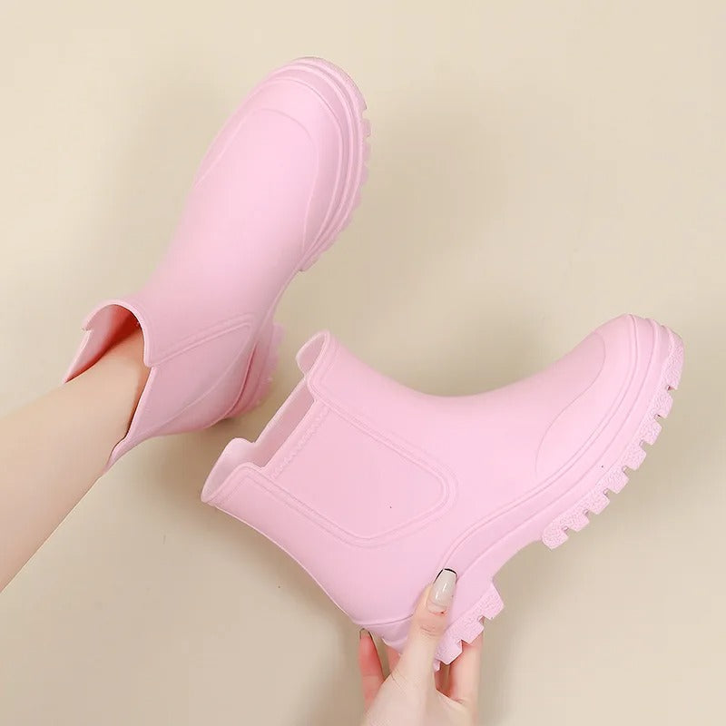 Halfhoge Regenlaarzen - AquaShield - Waterdichte Bescherming - Stijlvol Comfort