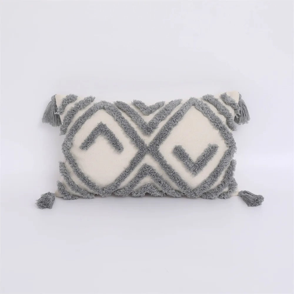 Decoratieve Kussenhoes - VivaHome - Boho Tufted - Marokkaanse Flair
