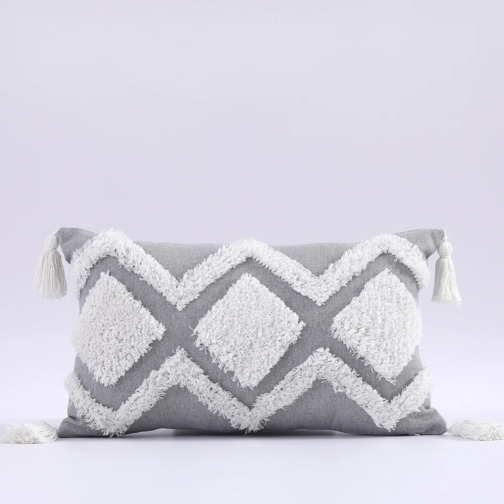 Decoratieve Kussenhoes - VivaHome - Boho Tufted - Marokkaanse Flair