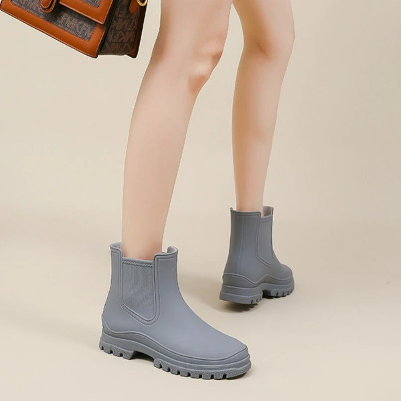 Halfhoge Regenlaarzen - AquaShield - Waterdichte Bescherming - Stijlvol Comfort