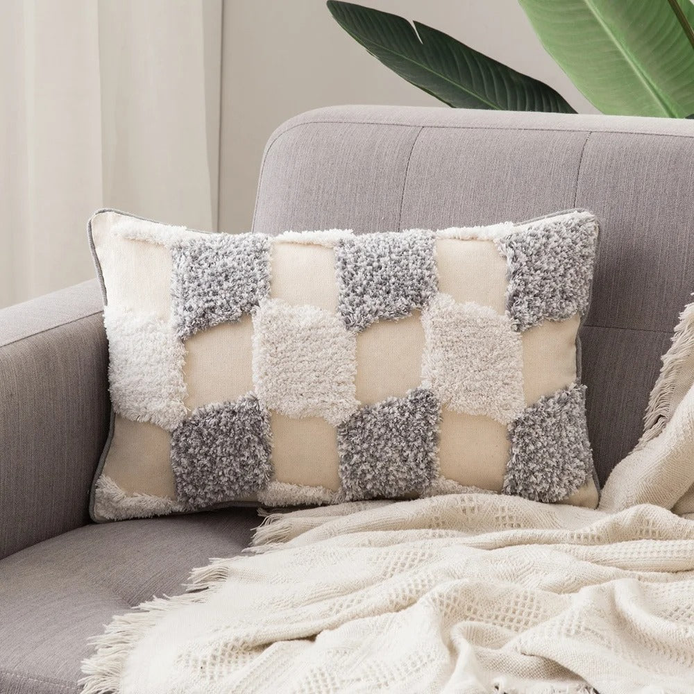 Decoratieve Kussenhoes - VivaHome - Boho Tufted - Marokkaanse Flair