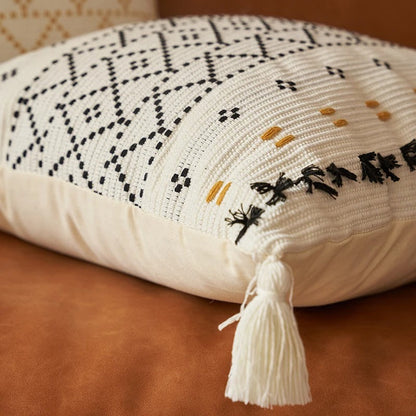 Kussenhoes - Plushora - Tufted Ontwerp - Bohemian Stijl