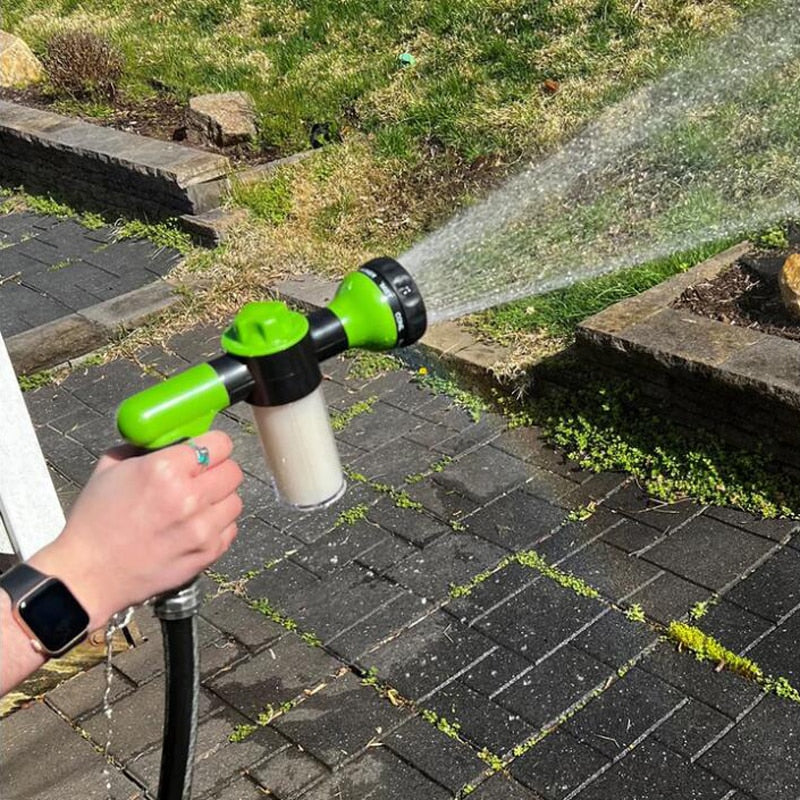 Tuinslang Mondstuk - PowerJet - 8 Spuitstanden - Ergonomisch Ontwerp
