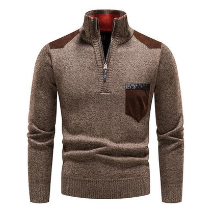 Fleece Trui - ArcticFlex - Halve Rits - Winter Warmte