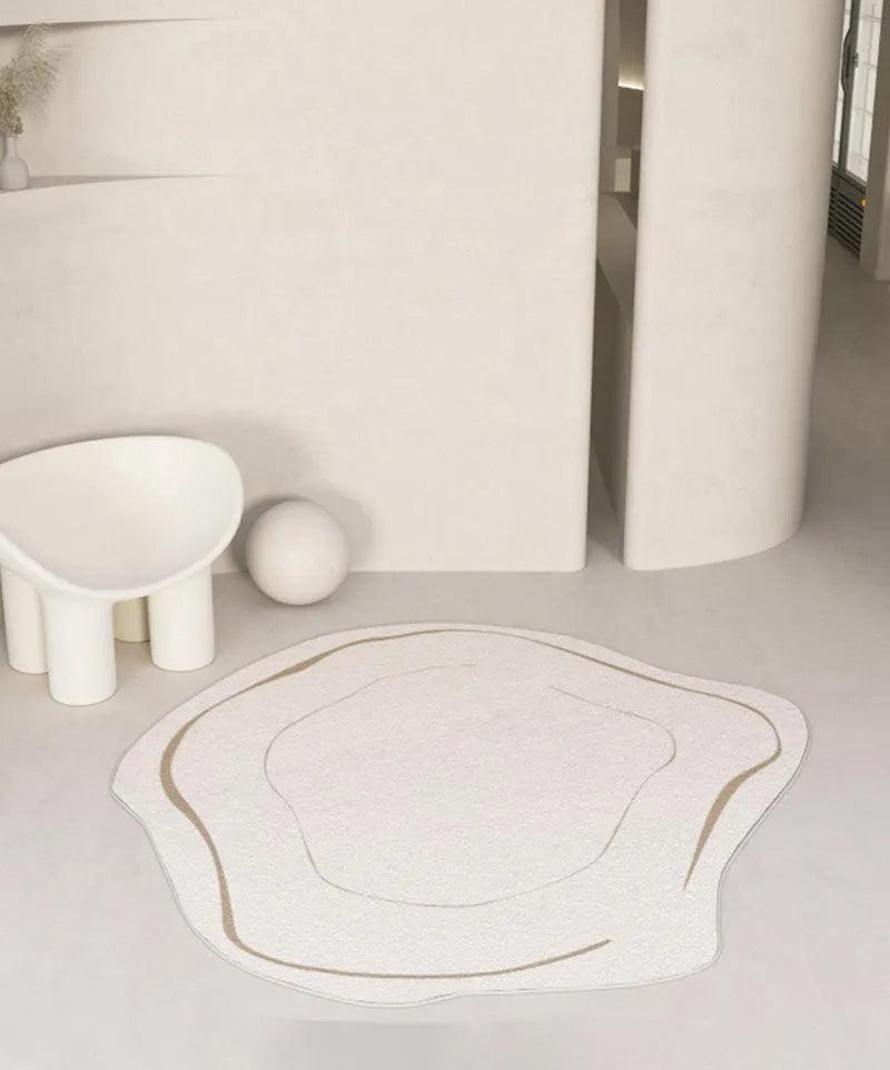 Vloerkleed - LuxeWeave - Geometrisch Design - Elegante Beige