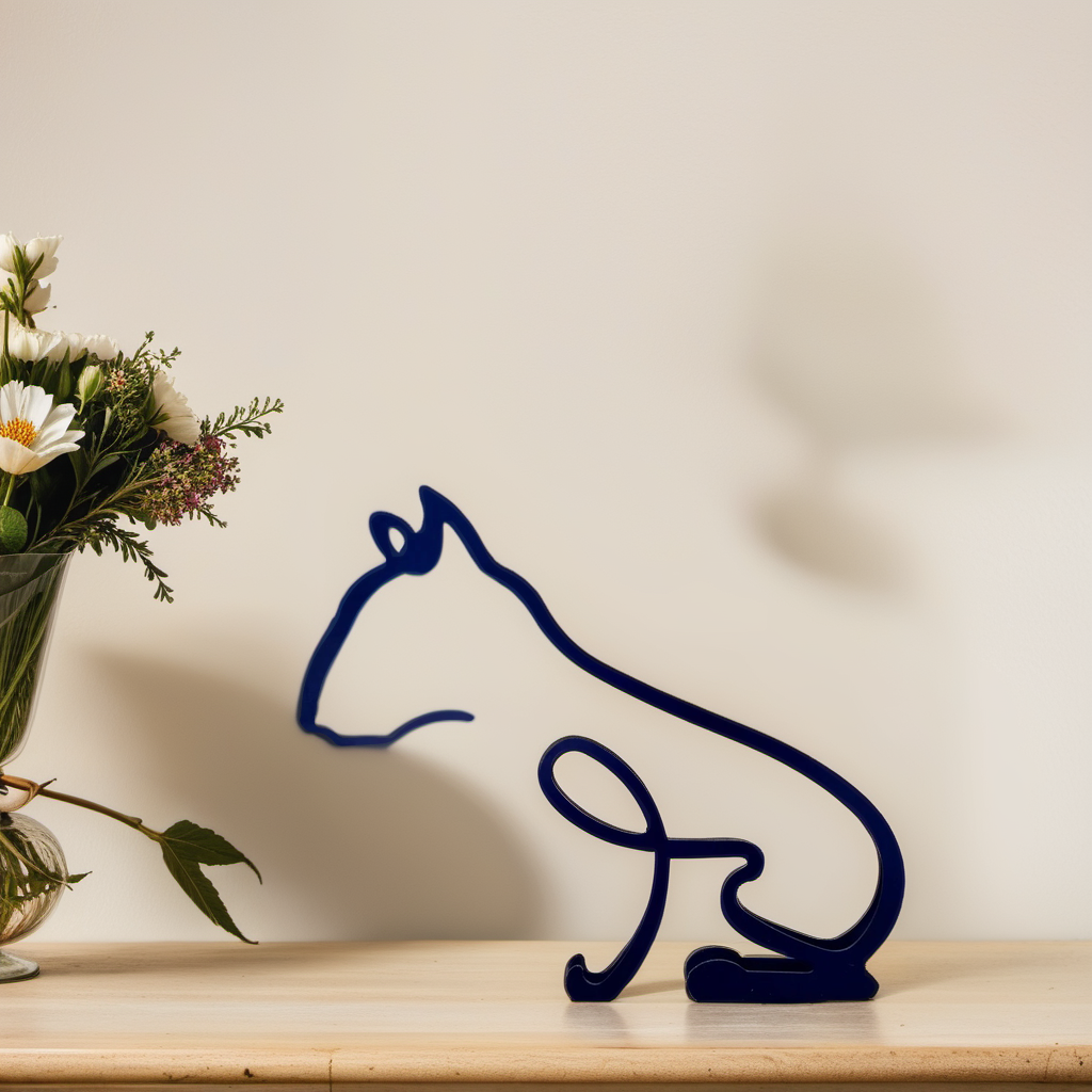 Hondensculptuur - Artistry - Abstract Design - Unieke Woondecoratie