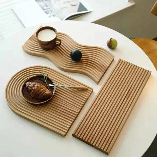 Houten Dienblad - DecorWood - Moderne Platter - Stijlvol Keukengerei