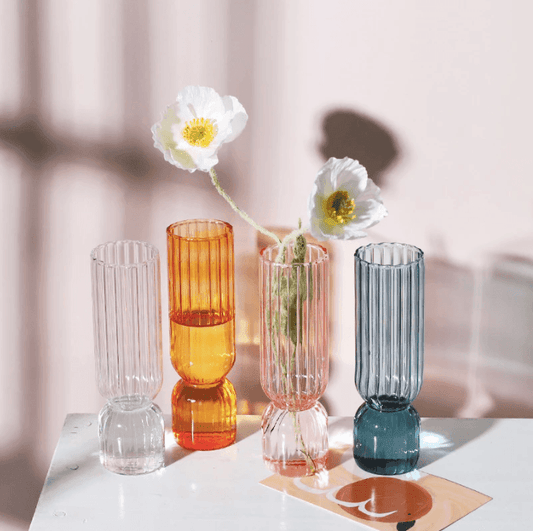 Glazen Vaas - NordicAura - Scandinavische Stijl - Elegante Ontwerp